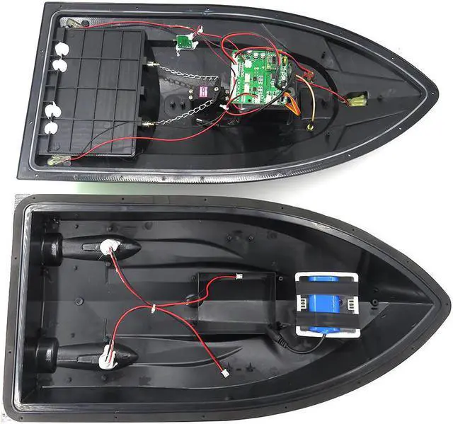 Alt view image 4 of 5 - 2011 5 50cm Fishing Bait RC Boat Fish Finder 5.4km/h Double Motor Toys
