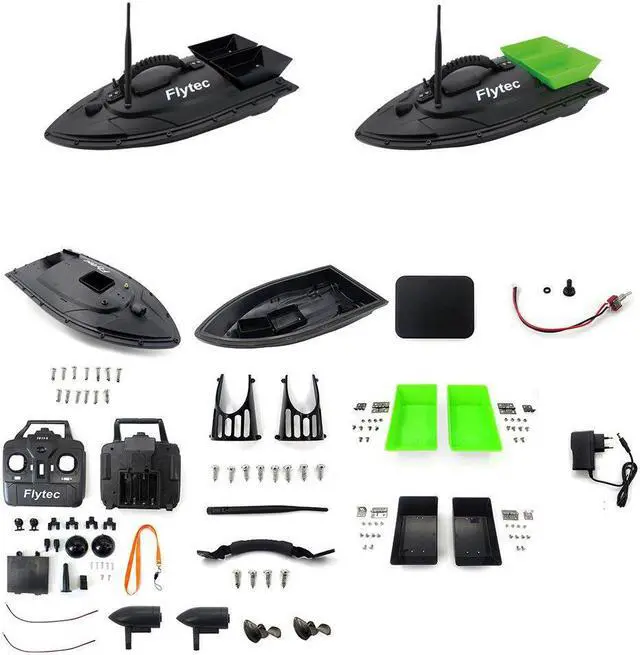 Alt view image 3 of 5 - 2011-5 Generation Fishing Bait Rc Boat Kit Without Circuit Board Battery Motor Servo