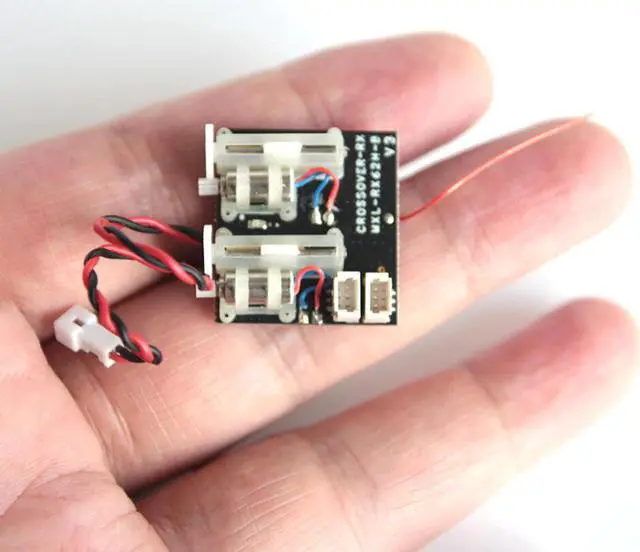 Alt view image 3 of 5 - MXL-RX62H V3 RC Airplane Receiver Integrated with Dual Servo forDSMX DMS2 FUTABA SFHSS