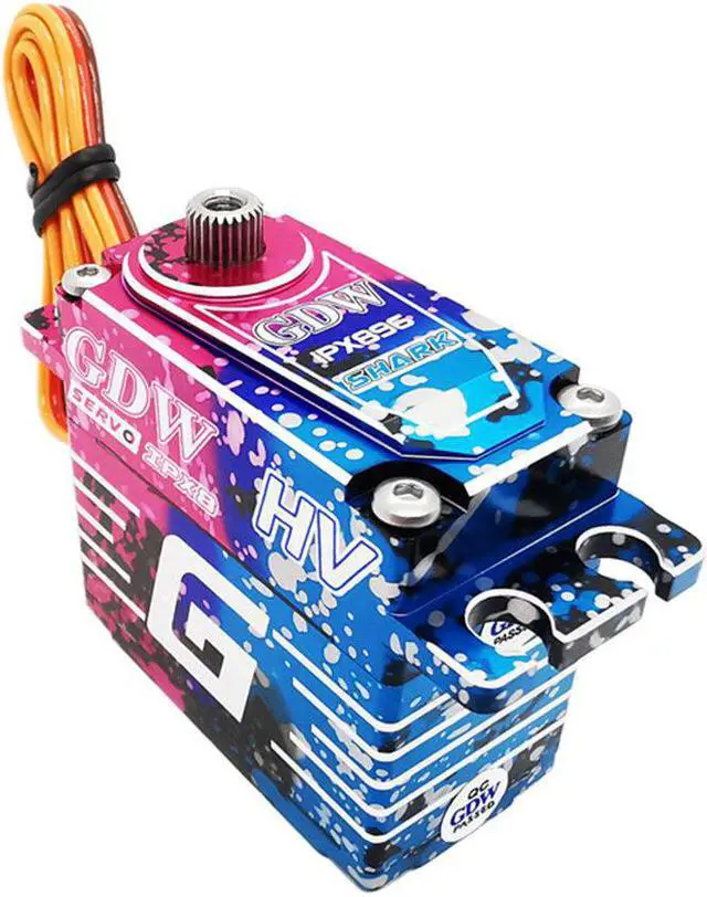 Alt view image 4 of 5 - IPX896 Shark 43KG 120° / 180° Steel Gear Brushless Waterproof Digital Servo For RC Models RC Car Robot