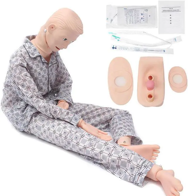 Alt view image 6 of 7 - 1Pc Advanced Multi-functional Nursing Training Male Manikin Medical Model Mannequin Patient