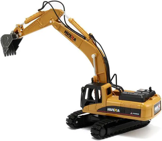 Alt view image 7 of 7 - 1:50 Alloy Excavator Toys Engineering Vehicle Diecast Model Metal Castings Vehicles