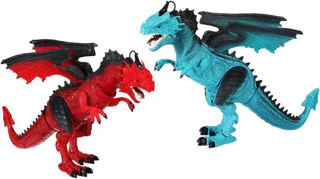 Alt view image 6 of 7 - Remote Control 360° Rotate Spray Dinosaur with Sound LED Light and Simulate Flame Diecast Model Toy for Kids Gift