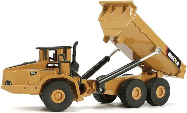 Alt view image 2 of 5 - 7713-1 1/50 Scale Alloy Hydraulic Dump Truck Diecast Model Engineering Digging Toys