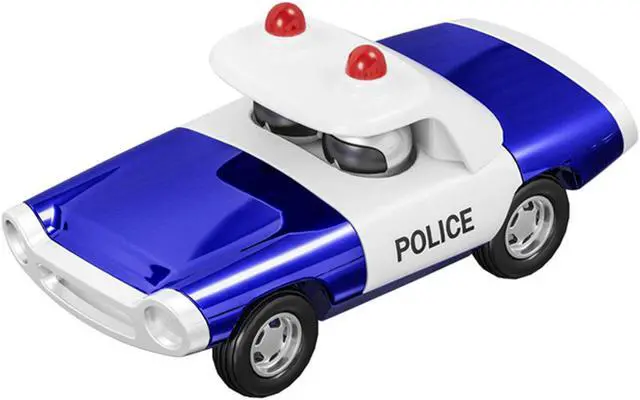 Main image of Police Pull Back Diecast Car Model Toy for Gift Collection Home Decoration