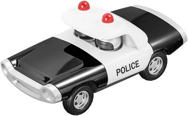Alt view image 2 of 5 - Police Pull Back Diecast Car Model Toy for Gift Collection Home Decoration