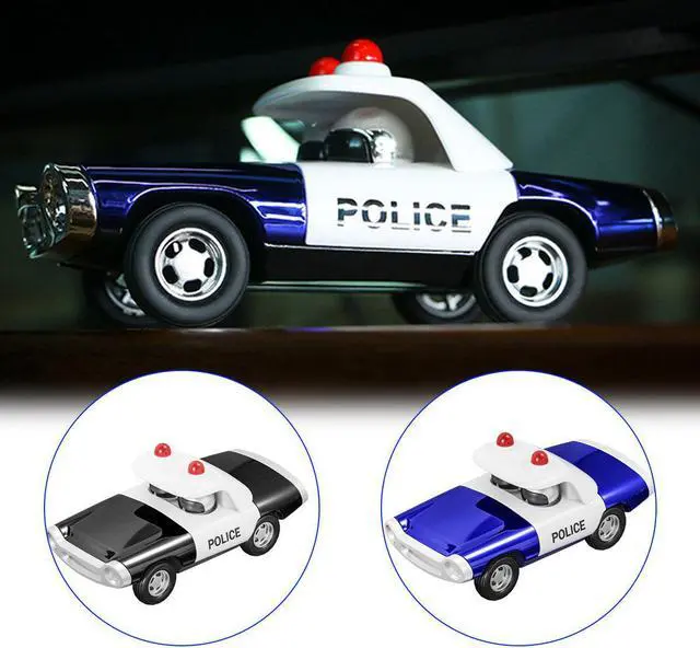 Alt view image 3 of 5 - Police Pull Back Diecast Car Model Toy for Gift Collection Home Decoration