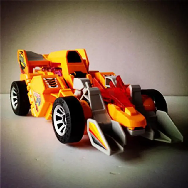 Alt view image 5 of 5 - Electric Transforming T-Rex Dinosaur LED Car with Light Sound Diecast Model Toy