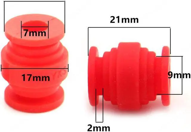 Alt view image 4 of 5 - 8Pcs Anti Vibration Ball Dampening Rubber Shock Absorber for Quadcopter 4-axis Camera Gimbal Drone