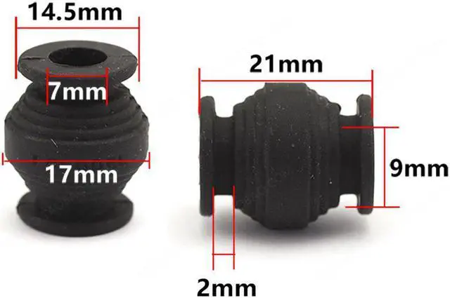 Alt view image 5 of 5 - 8Pcs Anti Vibration Ball Dampening Rubber Shock Absorber for Quadcopter 4-axis Camera Gimbal Drone
