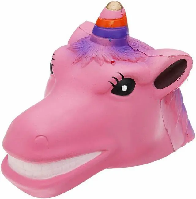 Alt view image 2 of 5 - Unicorn Horse Head Squishy Toy 18*9*13CM Slow Rising Soft Gift Collection
