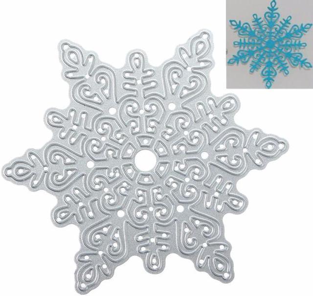 Metal Snowflake Christmas Cutting Dies DIY Scrapbooking Album Paper Card  Decor 