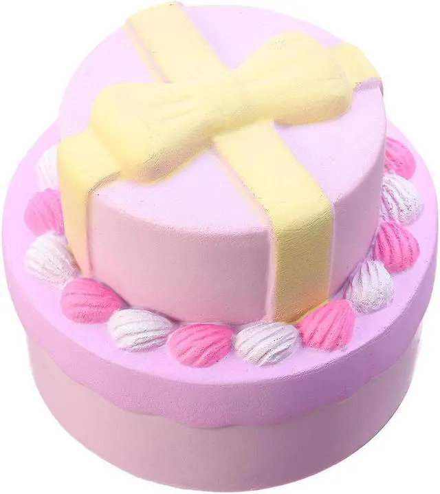 Main image of Double Cake Squishy 9CM Jumbo With Packaging Collection Gift