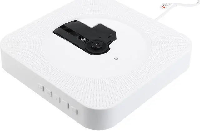 Alt view image 4 of 5 - KC-808 Wall Mounted Bluetooth CD Player Portable Home Audio Box with Remote Control FM Radio Built-in HiFi Speakers MP3