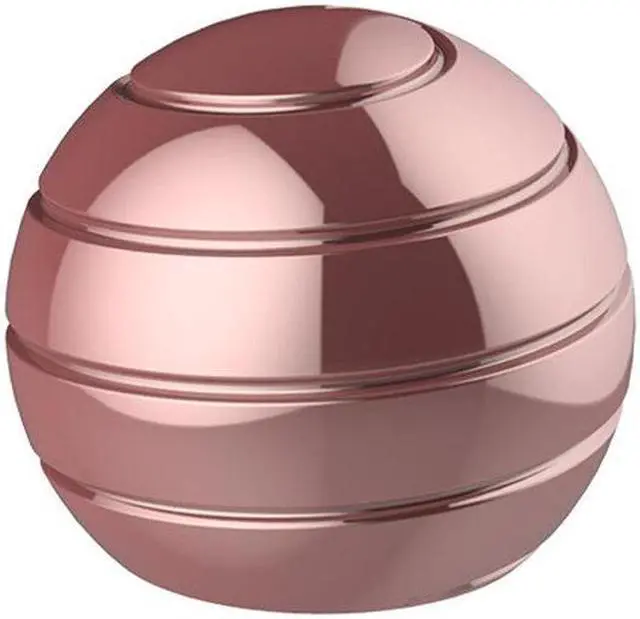 Alt view image 4 of 5 - Toys Metal Gyro Desktop Ball Rotary Gyro Aluminum Alloy Round Metal Decompression Toy