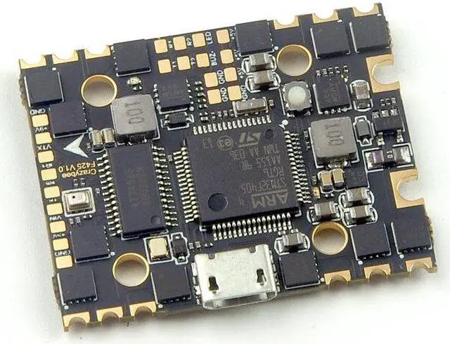 Alt view image 2 of 3 - Novice-IV FPV Racing Drone Part AIO CrazyF425 F4 Flight Controller 25A Blheli_S Brushless ESC 3-4S 20x20mm