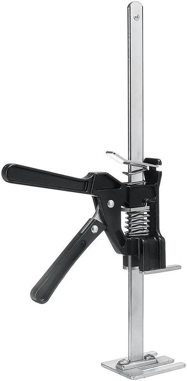Alt view image 3 of 5 - Stainless Steel Handheld Lifting Tool Pro Height Regulator Labor-Saving Cabinet Jack Arm Handheld Clamp Tool for For Door Use Board Lifter Cabinet Plaster Sheet Repair
