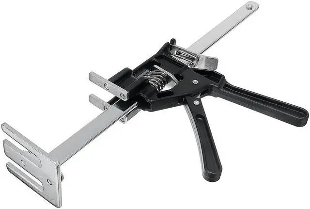 Alt view image 5 of 5 - Stainless Steel Handheld Lifting Tool Pro Height Regulator Labor-Saving Cabinet Jack Arm Handheld Clamp Tool for For Door Use Board Lifter Cabinet Plaster Sheet Repair