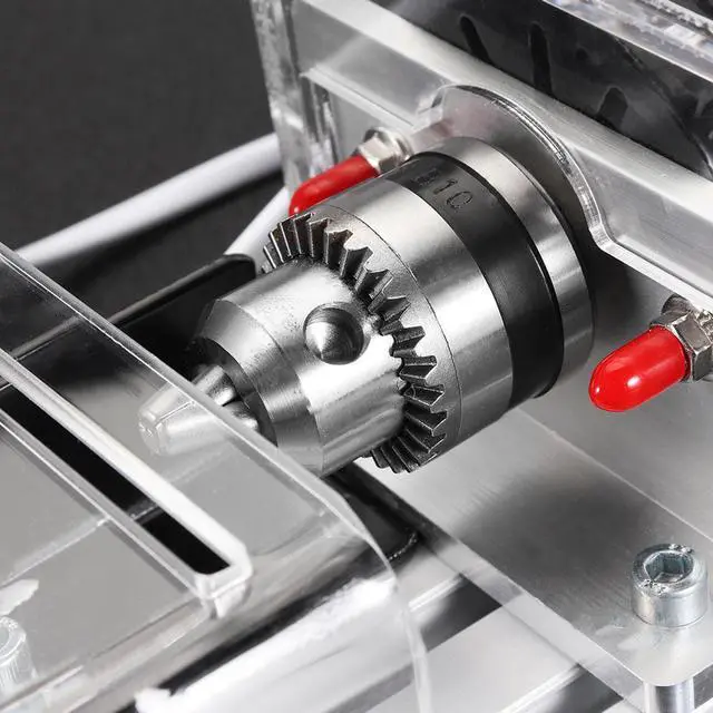 Alt view image 4 of 5 - 220V 350W 8000r/min Mini Lathe Beads Wood Multi-function Polishing Machine Woodworking Lathe