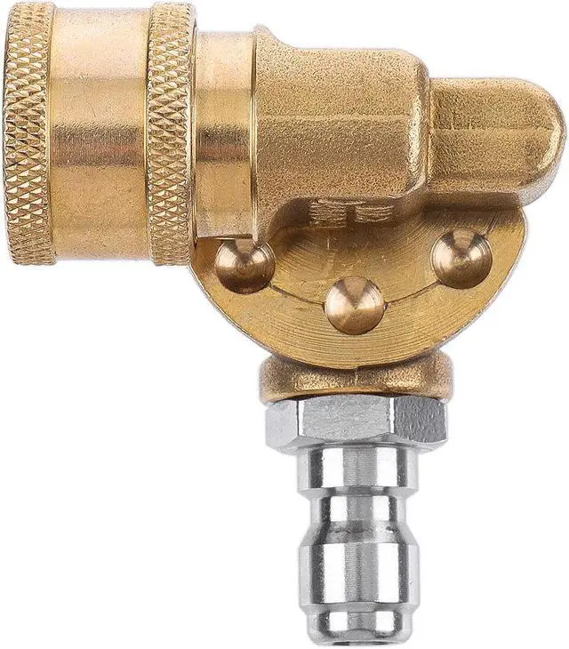 Alt view image 3 of 5 - 5Pcs 2.0 GPM High Pressure Washer Spray Nozzle Tips with Connector 1/4 Inch Quick-connect 4500PSI 90° Rotary Connector