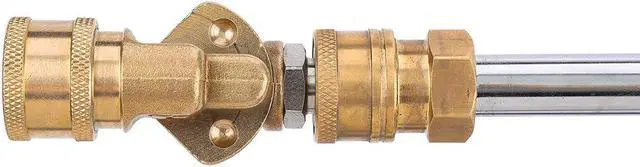 Alt view image 4 of 5 - 5Pcs 2.0 GPM High Pressure Washer Spray Nozzle Tips with Connector 1/4 Inch Quick-connect 4500PSI 90° Rotary Connector