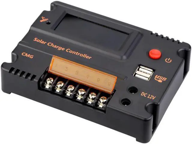 Alt view image 5 of 5 - CMG-2420 12V/24V 20A Solar Charge Controller Panel Battery Regulator Auto Switch Overload Protection