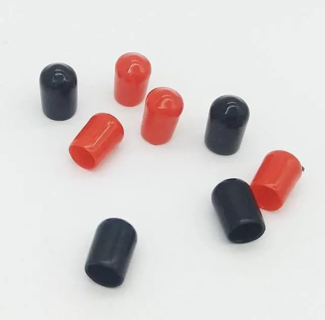 Alt view image 2 of 5 - 100pcs Rubber Covers 6mm Dust Cap for SMA Connector RF SMA Protection Cover