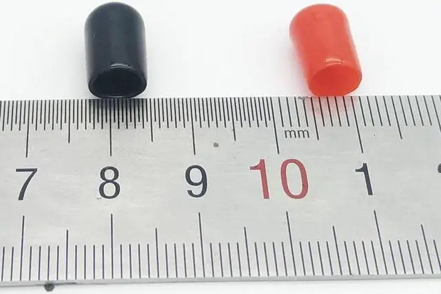 Alt view image 4 of 5 - 100pcs Rubber Covers 6mm Dust Cap for SMA Connector RF SMA Protection Cover