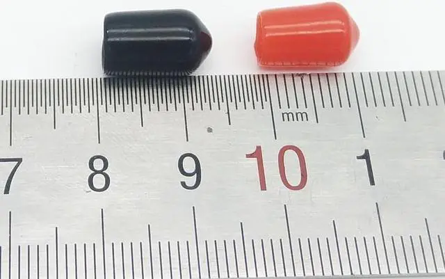 Alt view image 5 of 5 - 100pcs Rubber Covers 6mm Dust Cap for SMA Connector RF SMA Protection Cover
