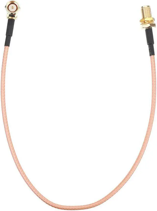 Alt view image 3 of 5 - 5Pcs 100CM SMA cable SMA Male Right Angle to SMA Female RF Coax Pigtail Cable Wire RG316 Connector Adapter