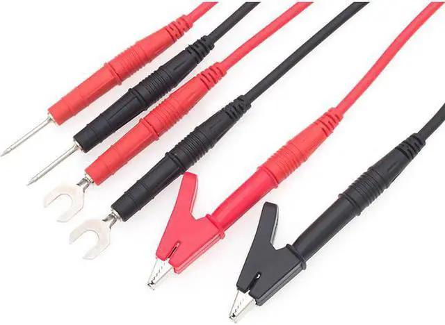 Alt view image 2 of 2 - 8 In 1 1MCombined Multimeter Test Line Banana Plug U-shaped Fork Crocodile Clip 2.0 Pin Test Cable
