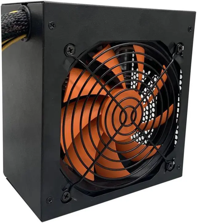 Alt view image 4 of 5 - 450W Gaming PC Desktop Computer ATX 12V Power Supply 24 Pin PCI 120mm LED Fan