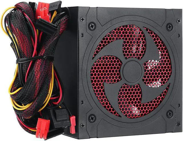 Main image of 1000W Silent PC Power Supply Gaming PCI SATA ATX 12V 2.31 LED Fan Computer