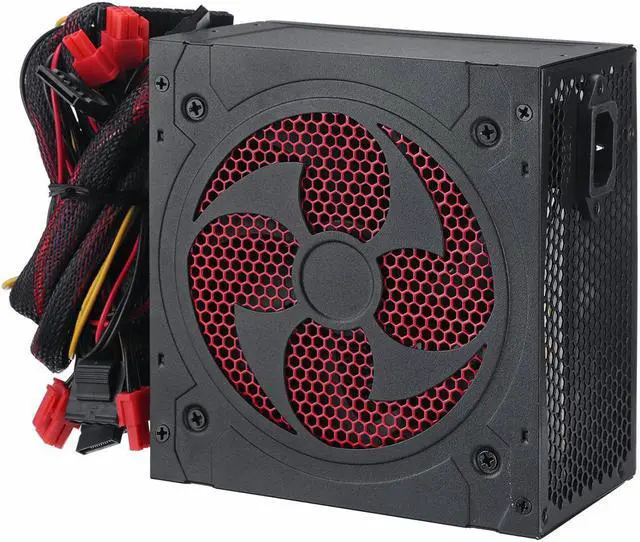 Alt view image 2 of 5 - 1000W Silent PC Power Supply Gaming PCI SATA ATX 12V 2.31 LED Fan Computer
