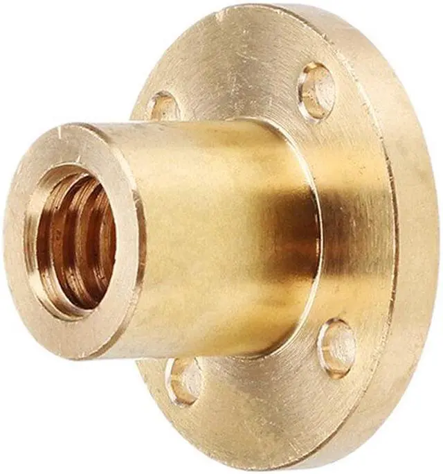 Alt view image 2 of 3 - 3D Printer T10 2/4/8/10/12mm 300mm Lead Screw 8mm Thread With Copper Nut For Stepper Motor