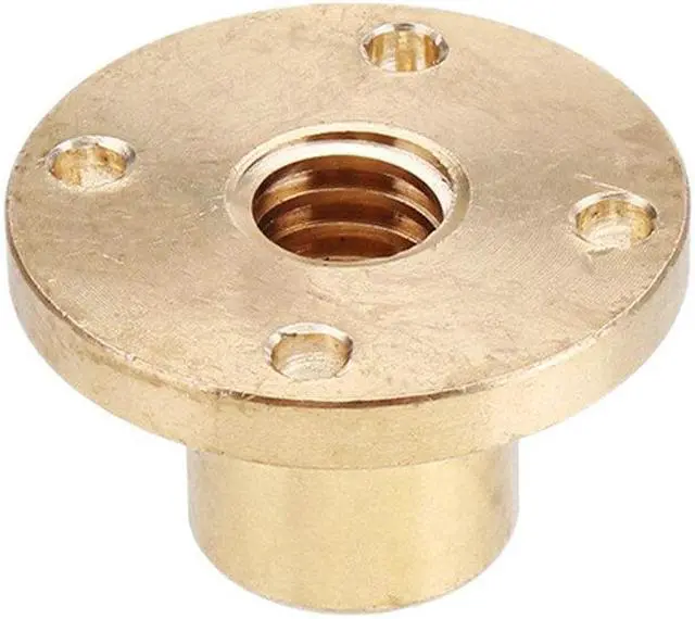 Alt view image 3 of 3 - 3D Printer T10 2/4/8/10/12mm 300mm Lead Screw 8mm Thread With Copper Nut For Stepper Motor