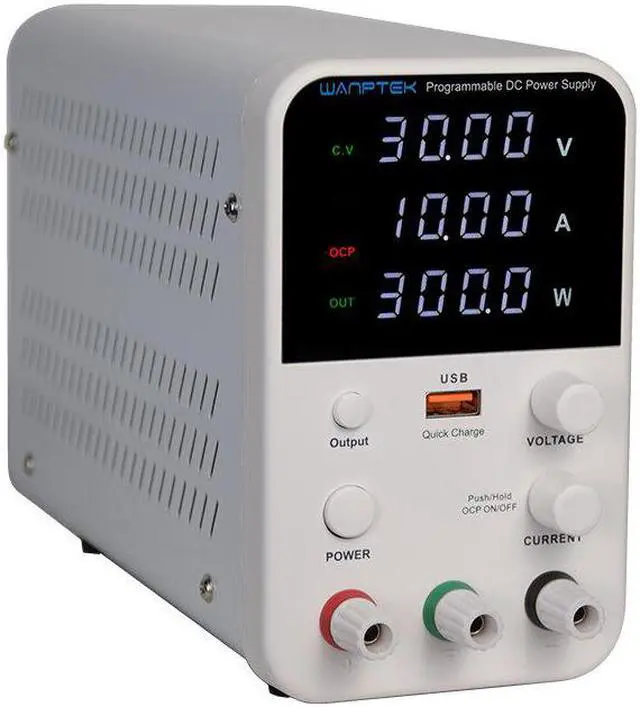 Alt view image 4 of 5 - WPS3010B 30V 10A Adjustable DC Power Supply Programmable 4 Digits LED Display Switching Regulated Power Supply