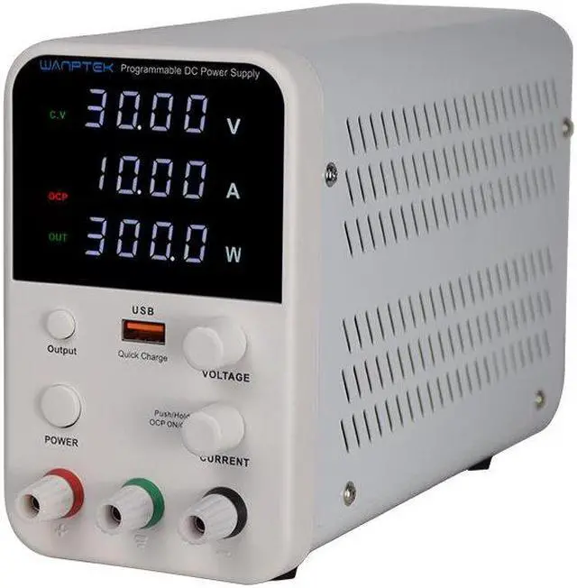 Alt view image 2 of 5 - WPS3010B 30V 10A Adjustable DC Power Supply Programmable 4 Digits LED Display Switching Regulated Power Supply