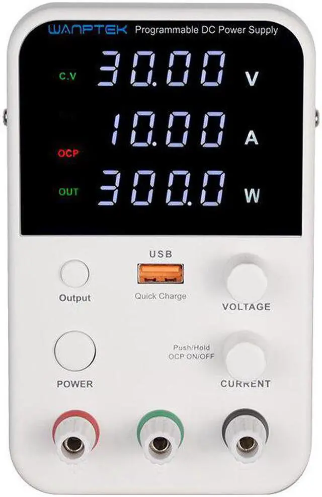 Alt view image 3 of 5 - WPS3010B 30V 10A Adjustable DC Power Supply Programmable 4 Digits LED Display Switching Regulated Power Supply
