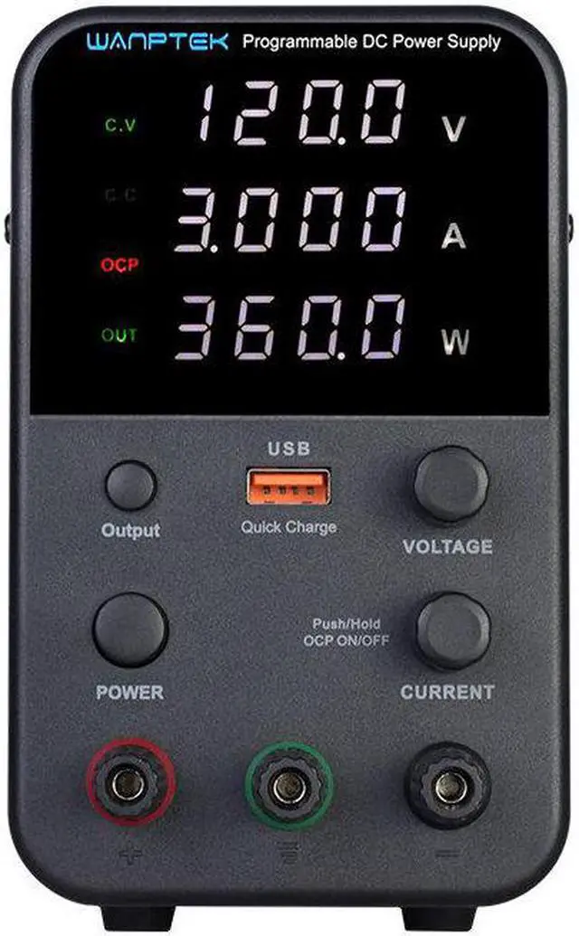 Alt view image 3 of 5 - WPS1203H 120V 3A Adjustable DC Power Supply Programmable 110/220V 4 Digits LED Display Switching Regulated Power Supply