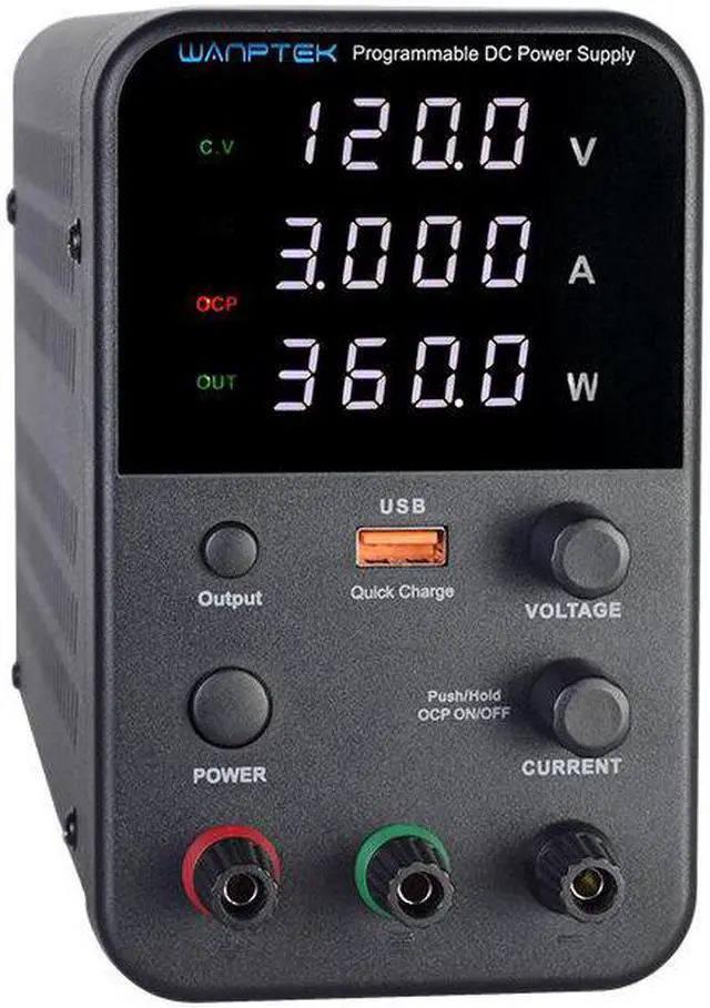 Alt view image 5 of 5 - WPS1203H 120V 3A Adjustable DC Power Supply Programmable 110/220V 4 Digits LED Display Switching Regulated Power Supply