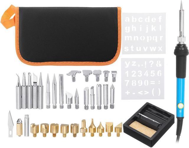 37PCS Pyrography Wood Burning Kit 60W with Embossing Soldering Tips and  Stamps, Pyrography Pen Wood Craft Tool - China Electric Soldering Iron,  Welding Iron