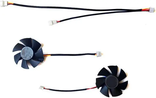 Alt view image 4 of 5 - 47MM 2PIN 3PIN FS1250-S2053A FS1250-A1042A6FL,For Gigabyte Geforce GTX 1650 D6 OC Low profile 4G Graphics card cooling fan