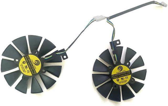 2PCS 87MM Cooling Fan For ASUS GTX1060 1070 Ti RX 470 570