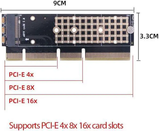 Alt view image 4 of 7 - 90 degree PCI Express 16x Male to Female Riser Card Right Angle PCI-E x16 to 16x slot protect tool Adapter 1U 2U PC Server Case