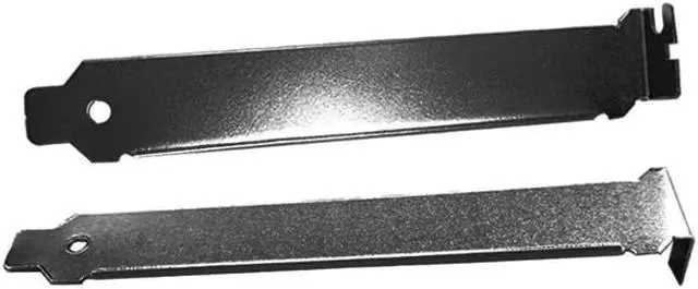 Alt view image 3 of 5 - 5PCS Black Hard Metal Steel PCI Slot Covers Bracket with Screws Full Profile Expansion Dust Filter Blanking Plate for PCI