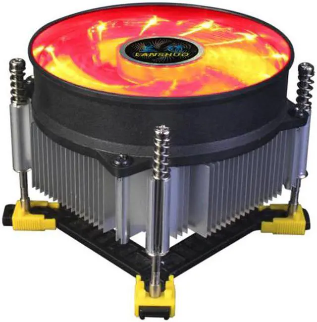 Main image of 9cm 4 Pin PC Computer Cooling CPU Cooler Fan Mute Copper Core PWM Radiator Heatsink for Intel LGA 115X/1200/1356/1366