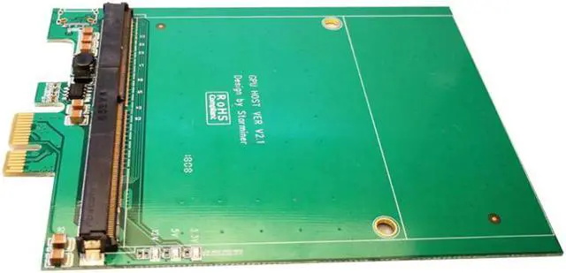 Alt view image 4 of 5 - 75W PCIE To MXM3.0 Expansion Card PCI-E to MXM Riser Adapter Converter USB3.0 for BTC Mining QXNF