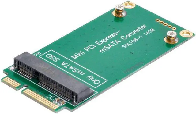 Alt view image 5 of 5 - 3x5cm mSATA to 3x7cm Mini PCI-e SATA SSD Adapter for Eee PC 1000 S101 900 900A 901 T91
