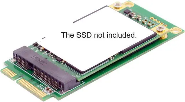 Alt view image 2 of 5 - 3x5cm mSATA to 3x7cm Mini PCI-e SATA SSD Adapter for Eee PC 1000 S101 900 900A 901 T91